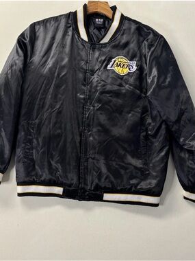 Los Angeles Lakers NBA Bomber Jacket Men's Medium Ultra Game